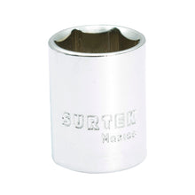 Dado largo cuadro de 3/8", 6 puntas, en pulgadas, 7/8" Surtek