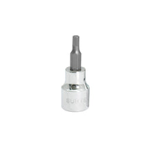 Dado con punta hexagonal cuadro de 3/8", métrico, 4 mm Surtek