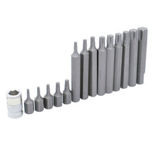 Juego de puntas torx cortas y largas hexágono de 3/8" con adaptador, 15 piezas Urrea