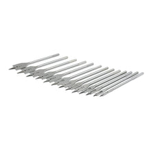 Juego  de 13 brocas para madera tipo manita plana zanco hexagonal Surtek