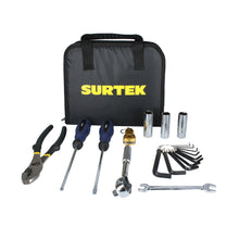 Juego combinado de herramienta para motocicleta, 12 con estuche multiusos piezas Surtek