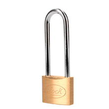 Candado de latón extra largo 40 mm, llave estándar Lock