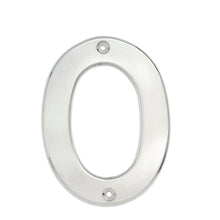 Número 0 bold 4" níquel satinado Lock