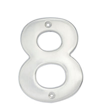 Número 8 bold 4" níquel satinado Lock