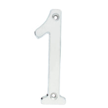 Número 1 slim 4" níquel satinado Lock