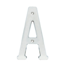 Letra A slim 4" níquel satinado Lock