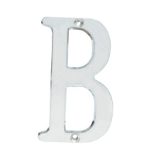 Letra B slim 4" níquel satinado Lock