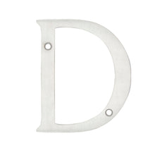 Letra D slim 4" níquel satinado Lock