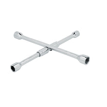 Llave de cruz cromada plegable 14" Surtek