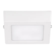 Luminario de LED de sobreponer cuadrado 6 W, luz fría Surtek