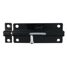 Pasador de sobreponer tipo barril acabado latón negro, 4 cm Lock