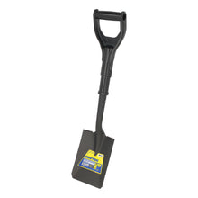 Pala cajuelera con mango de plástico con puño plástico "D", cuadrada Surtek