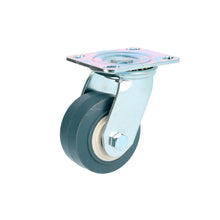 Rodaja de TPR gris giratoria 8" Surtek