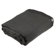 Toldo de malla sombra color negro 5 m x 3.60 m Surtek