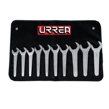 Juego de llaves de servicio satinadas métricas, 10 piezas Urrea